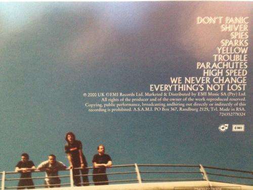 CD - Coldplay - Parachutes