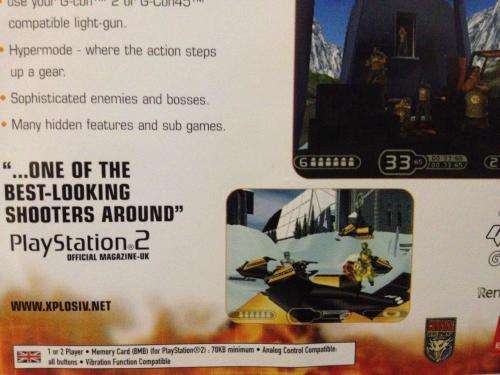 PS2 - Endgame (Lightgun G-on can be used with this game)