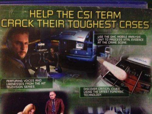 PS2 - CSI: Crime Scene Investigation 3 Dimensions of Murder