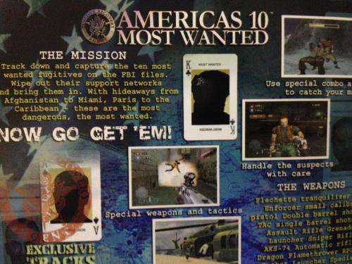 PS2 - America`s 10 Most Wanted