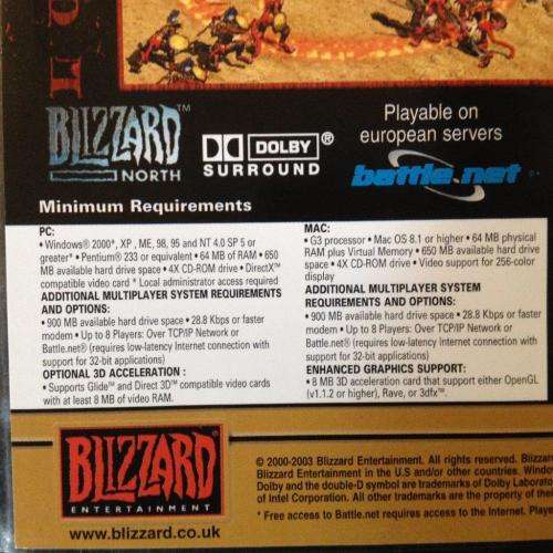 PC - Diablo II + Lord of Destruction Expansion Set
