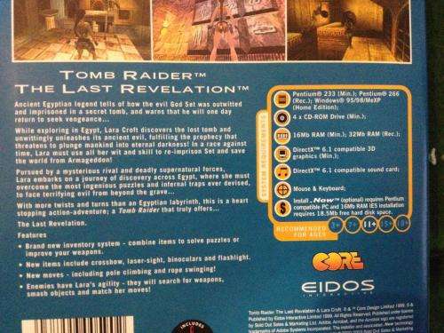 PC - Tomb Raider The Last Revelation