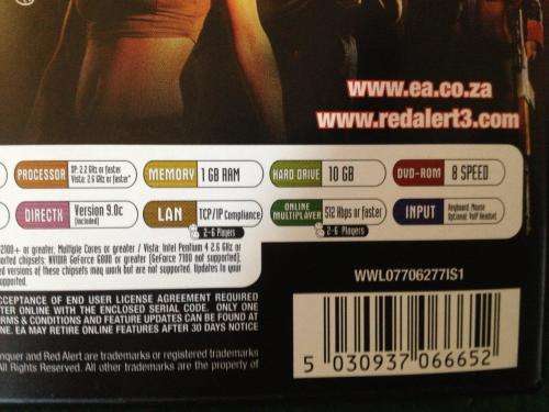 PC - Command and Conquer Red Alert 3