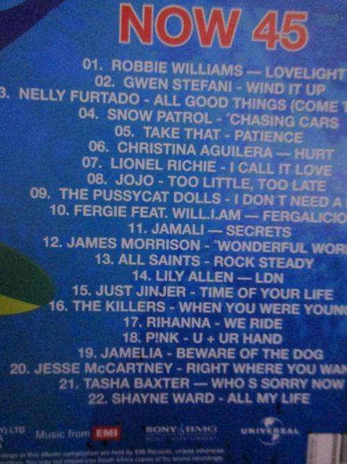 CD - Now That`s What I Call Music 45