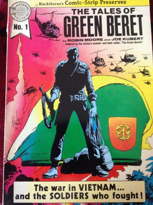 The Tales of The Green Beret - Issue No 1 & No 2 - Blackthorne Publishing 1st Issues