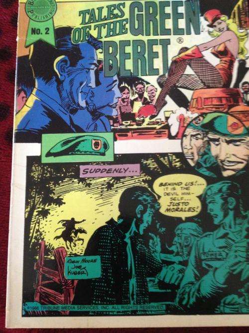 The Tales of The Green Beret - Issue No 1 & No 2 - Blackthorne Publishing 1st Issues