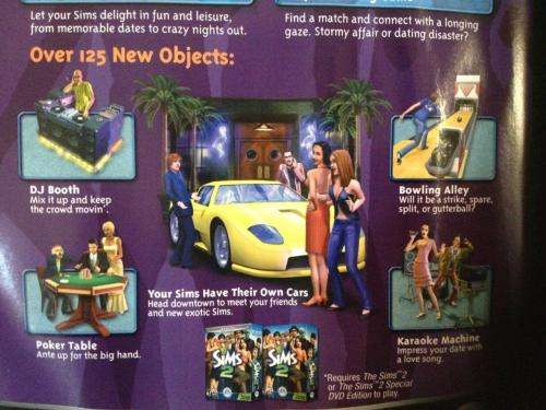 PC - The Sims 2 - Nightlife Expansion Pack