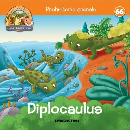 DeAgostini - Dinosaur and Friends Issue 66 Diplocaulus (c/w toys) new sealed