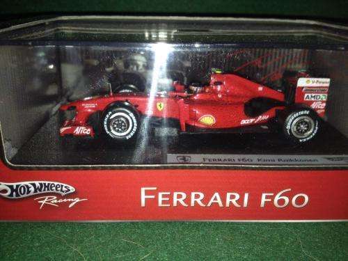 Hotwheels Racing - Pair of Ferrari`s F60 Felipe Massa & Kimi Raikkonen - 1:43 Scale