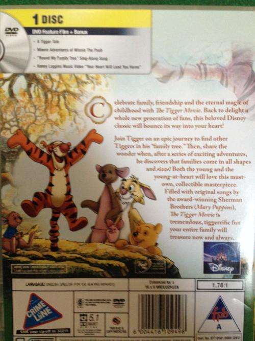 DVD - Disney The Tigger Movie