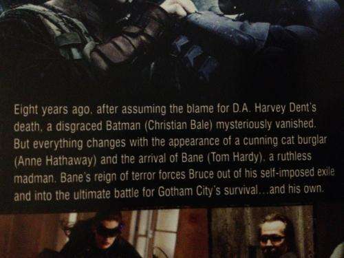 DVD - The Dark Knight Rises - Bale, Caine,Olman