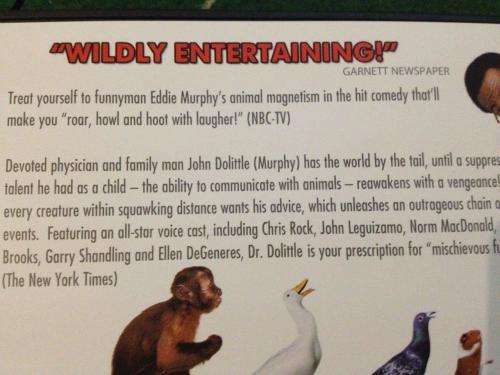 DVD - Dr. Dolittle - Eddie Murphy