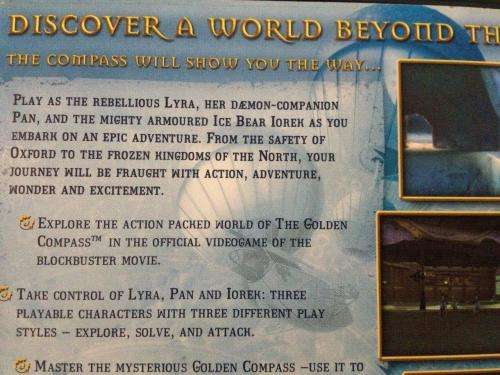 PS2 - The Golden Compass The Official Video Game