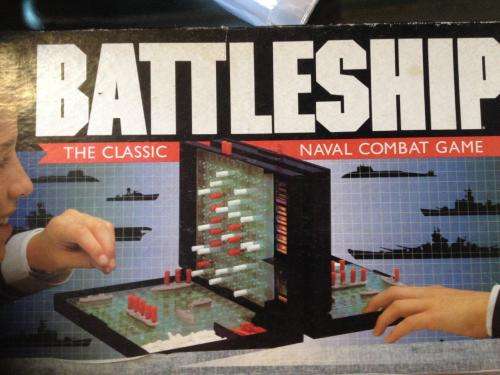 Battleship - The Classic Naval Combat Game - Milton Bradley Made in USA