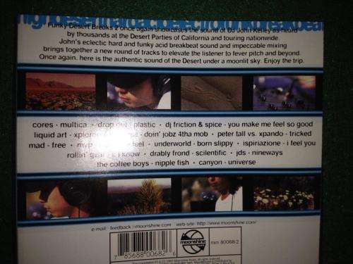 CD - Funky desert breaks 2 - mixed by dj john kelley