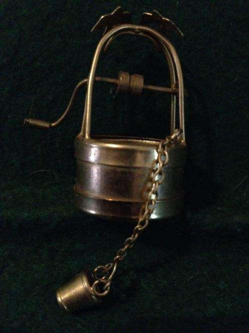 Brass Printers Tray Wishing Well +-4cm