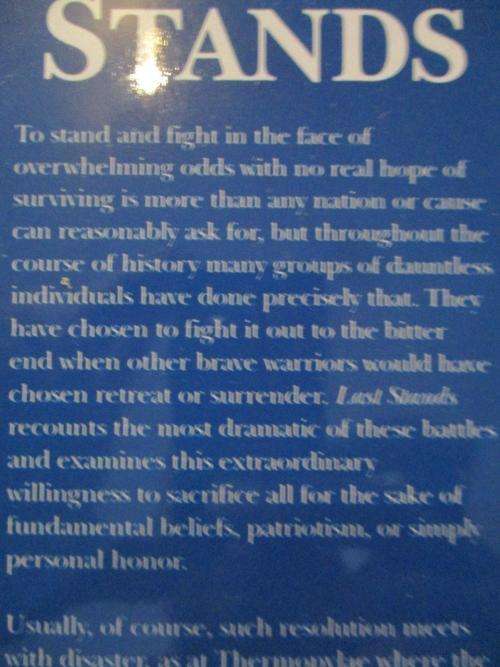 Last Stands - Famous Battles against the odds - Craig Philip - Hard Cover 160 pages