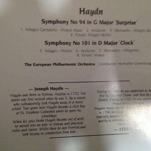 CD -  Haydn - The Suprise Symphony