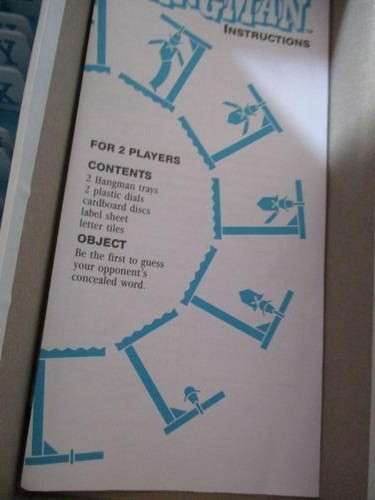 Hangman - The Original Word Guessing Game - Milton Bradley - Made in USA