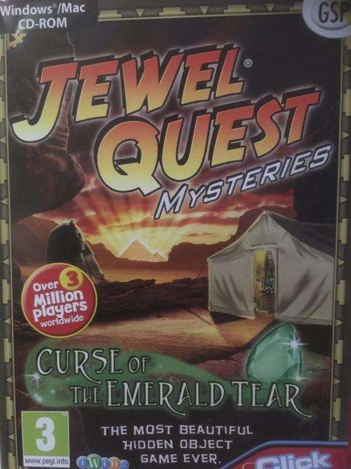 PC - Jewel Quest Mysteries - Curse of The Emerald Tear - Hidden Object Game