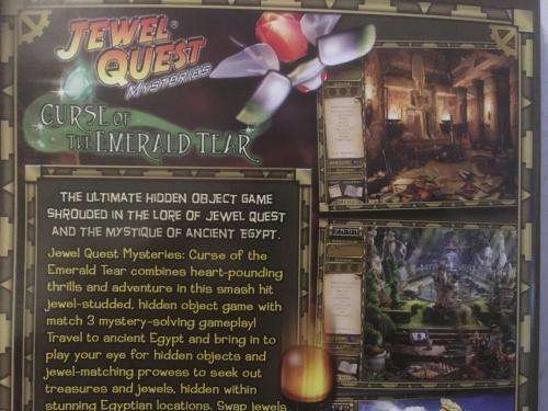 PC - Jewel Quest Mysteries - Curse of The Emerald Tear - Hidden Object Game