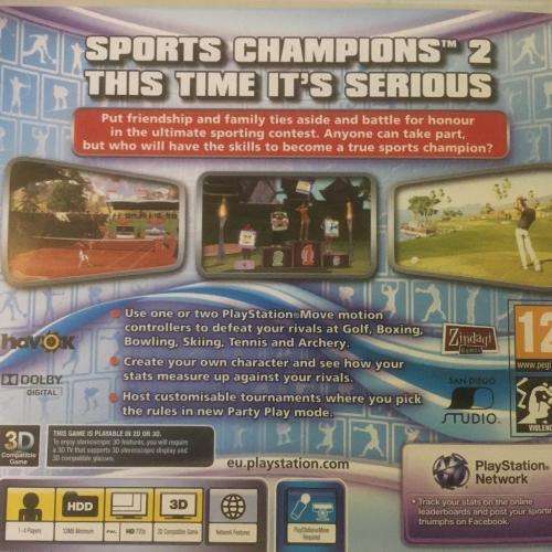 PS3 - Sports Champions 2 (Playstation Move Required)