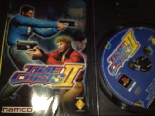 PS2 - G-Con45 Light Gun Time Crisis II & Engame Bundle - See description