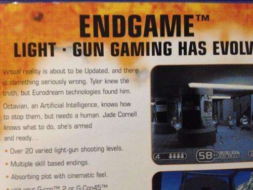 PS2 - G-Con45 Light Gun Time Crisis II & Engame Bundle - See description