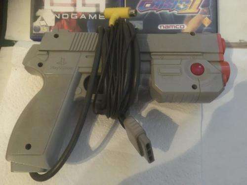 PS2 - G-Con45 Light Gun Time Crisis II & Engame Bundle - See description