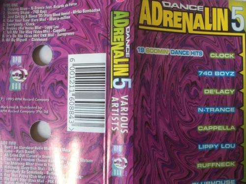 Cassette - Various Artists - Dance Adrenalin 5