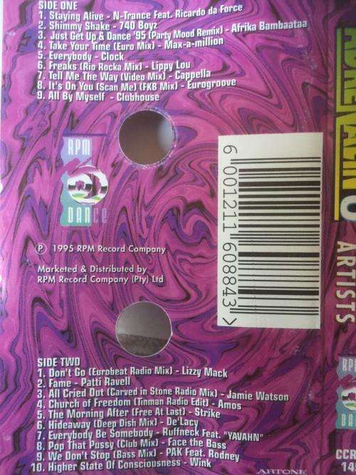Cassette - Various Artists - Dance Adrenalin 5