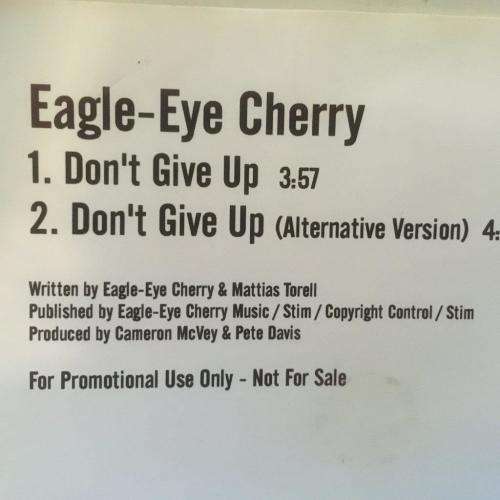 CD - Eagle Eye Cherry - Dont Give Up (single)