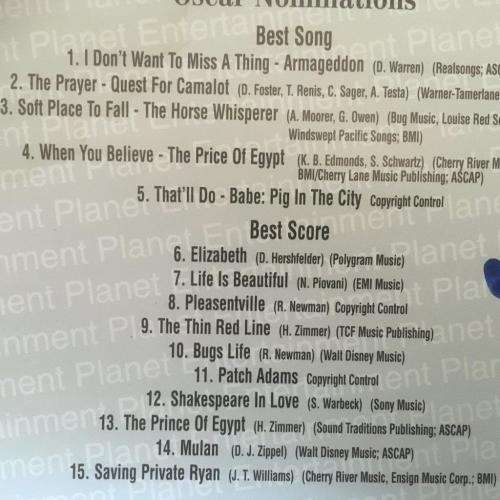 CD - Oscars 1999 - Academy Awards Best Songs
