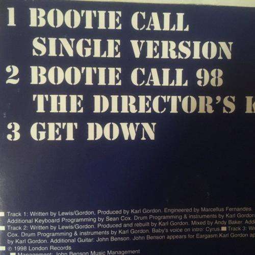 CD - All Saints - Booty Call (Single)