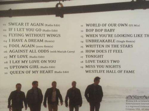 CD - Westlife - Unbreakable Volume 1 - Greatest Hits