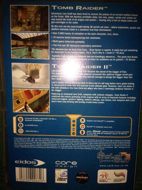 PC - Tomb Raider & Tomb Raider II