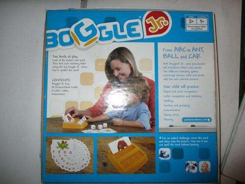 Boggle Jr - Parker Brothers - Your Preschooler's First Boggle game