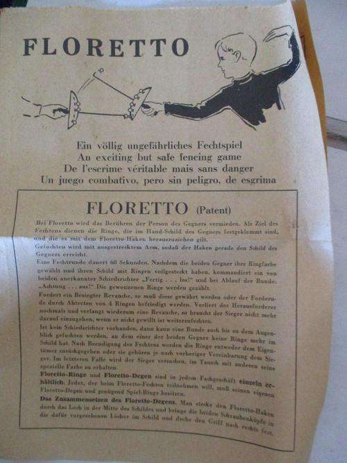 Vintage - MIEG`s - Floretto - Child`s fencing swords - Ciraca 1950`s 60`s