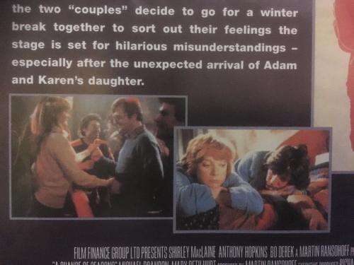 DVD - A Change of Seasons - MacLaine Hopkins Bo Derek
