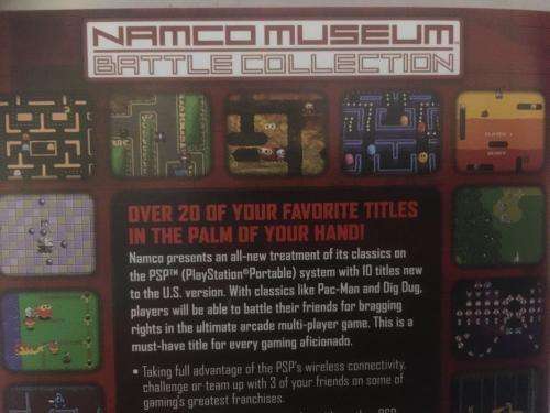 PSP - Namco Museum Battle Collection