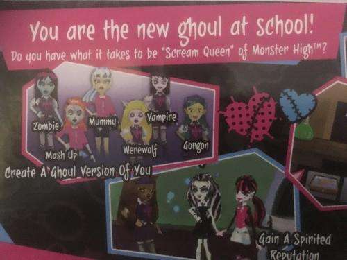 Nintendo DS - Monster High Ghoul Spirit