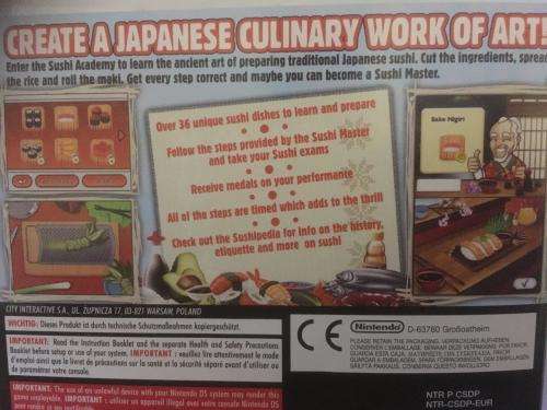 Nintendo DS - Sushi Academy