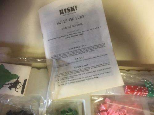 Vintage Risk - The World Strategy Game - Manhattan Product -