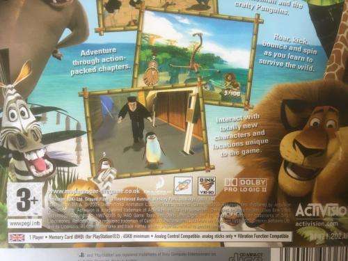 PS2 - Madagascar - Platinum