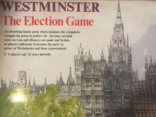 Westminster - The Election Game - Made In England by H.P.Gibson & Sons Ltd London