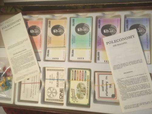 Poleconomy - The Game Of Power - A Manhattan Product From Metrotoy circa 1980's vintage