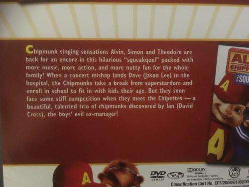 DVD - Alvin and the Chipmunks 1 & 2 (2dvd)