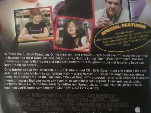 DVD - Tenacious D in The Pick of Destiny Jack Black