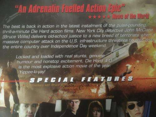 DVD - Die Hard 4.0 Bruce Willis