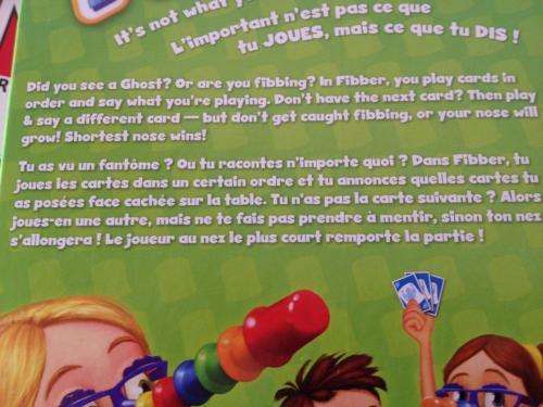 Fibber - Stretch The Truth & Your Nose May Grow - Spinmaster